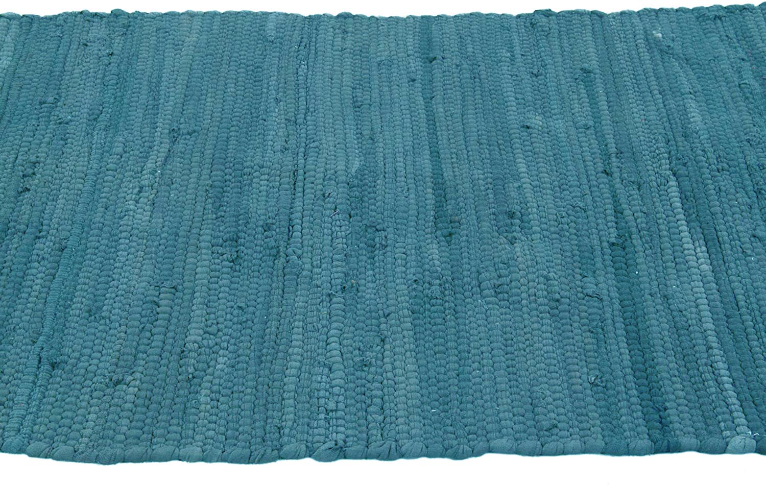 alfombra jarapa azul lisa