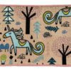 alfombra infantil unicornio antideslizante barata exma