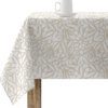 Mantel antimanchas de tela por metros impermeable teflon - Flores beige 46049-1