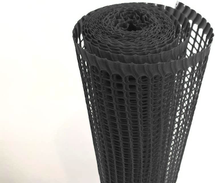 Malla de Red Rejilla de Plástico para Balcones y Terrazas Jardín - Ancho 1m [VENTA POR METROS] Negro 5mm