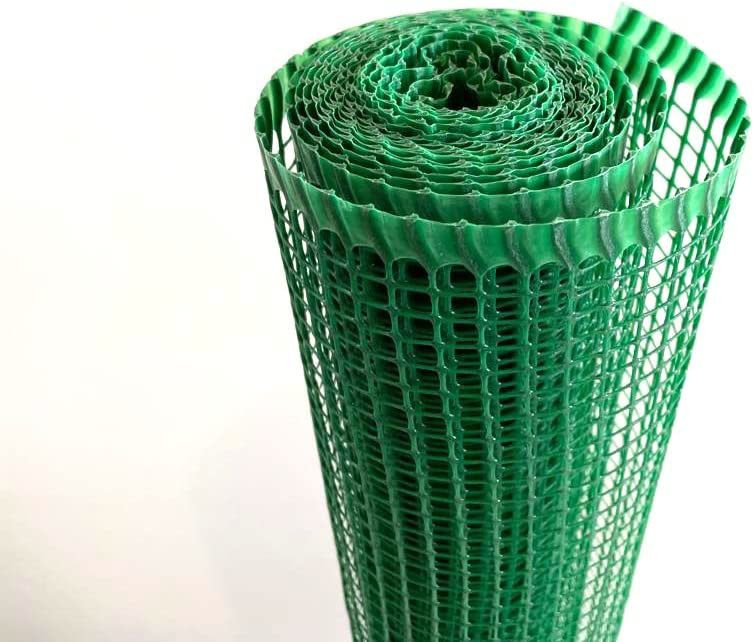 Malla de Red Rejilla de Plástico para Balcones y Terrazas Jardín - Ancho 1m [VENTA POR METROS] Verde 5mm