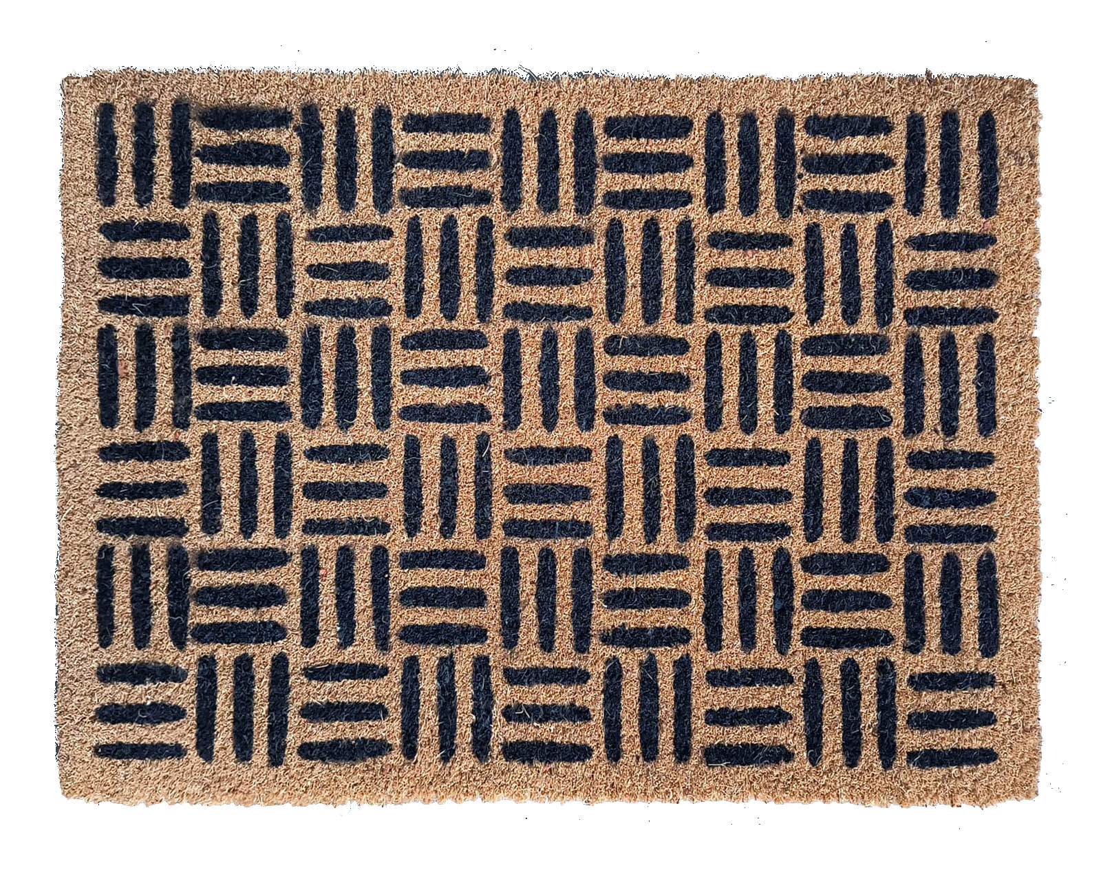 Felpudo Coco Rectangular Antideslizante entrada casa piso puerta interior exterior - Minimal Nordic