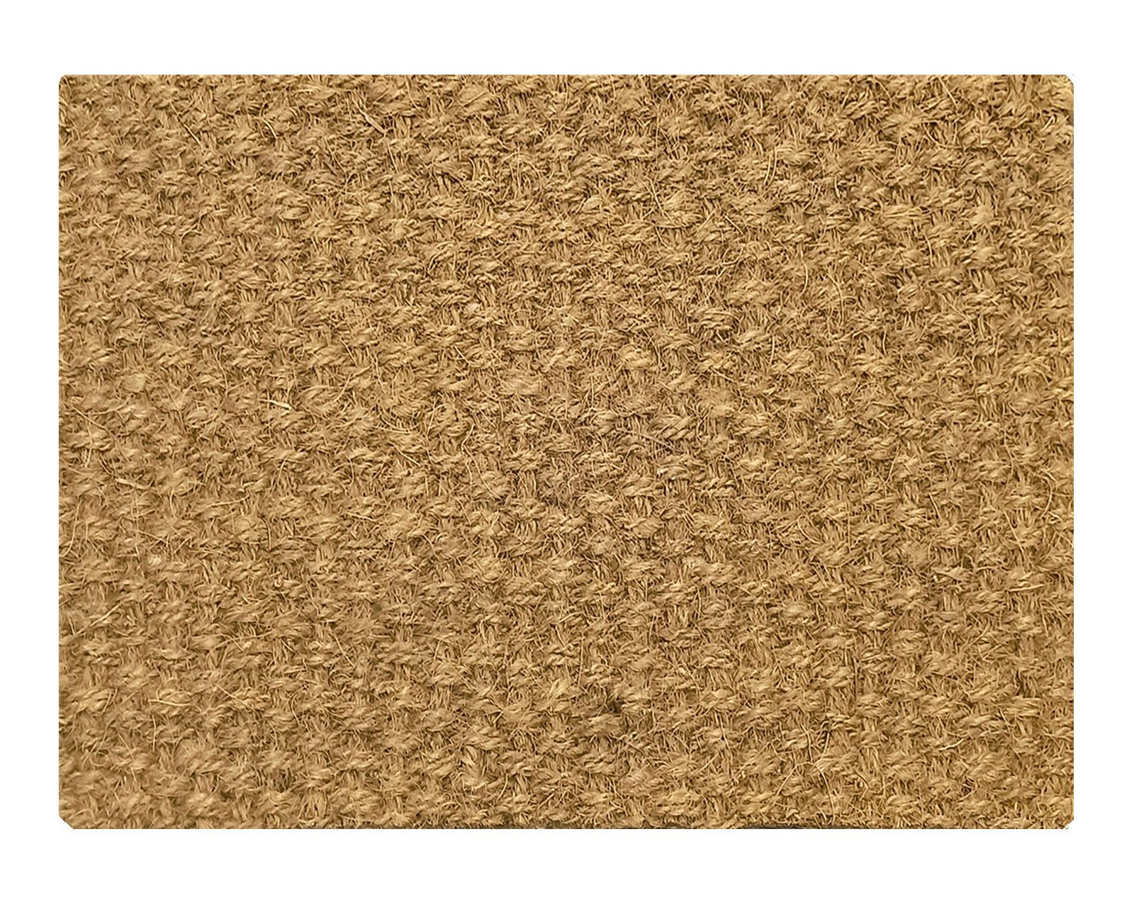 Felpudo Yute Coco Rectangular Antideslizante entrada casa piso puerta interior exterior - Liso Panamá