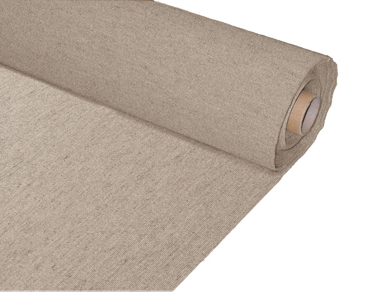 Tela de loneta lisa tintada por metros barata | Telas para confección manualidades forros y tapizar de colores liso | Costura de cojines manteles cortinas bolsos | Ancho 280cm Color Marrón Claro 1022002