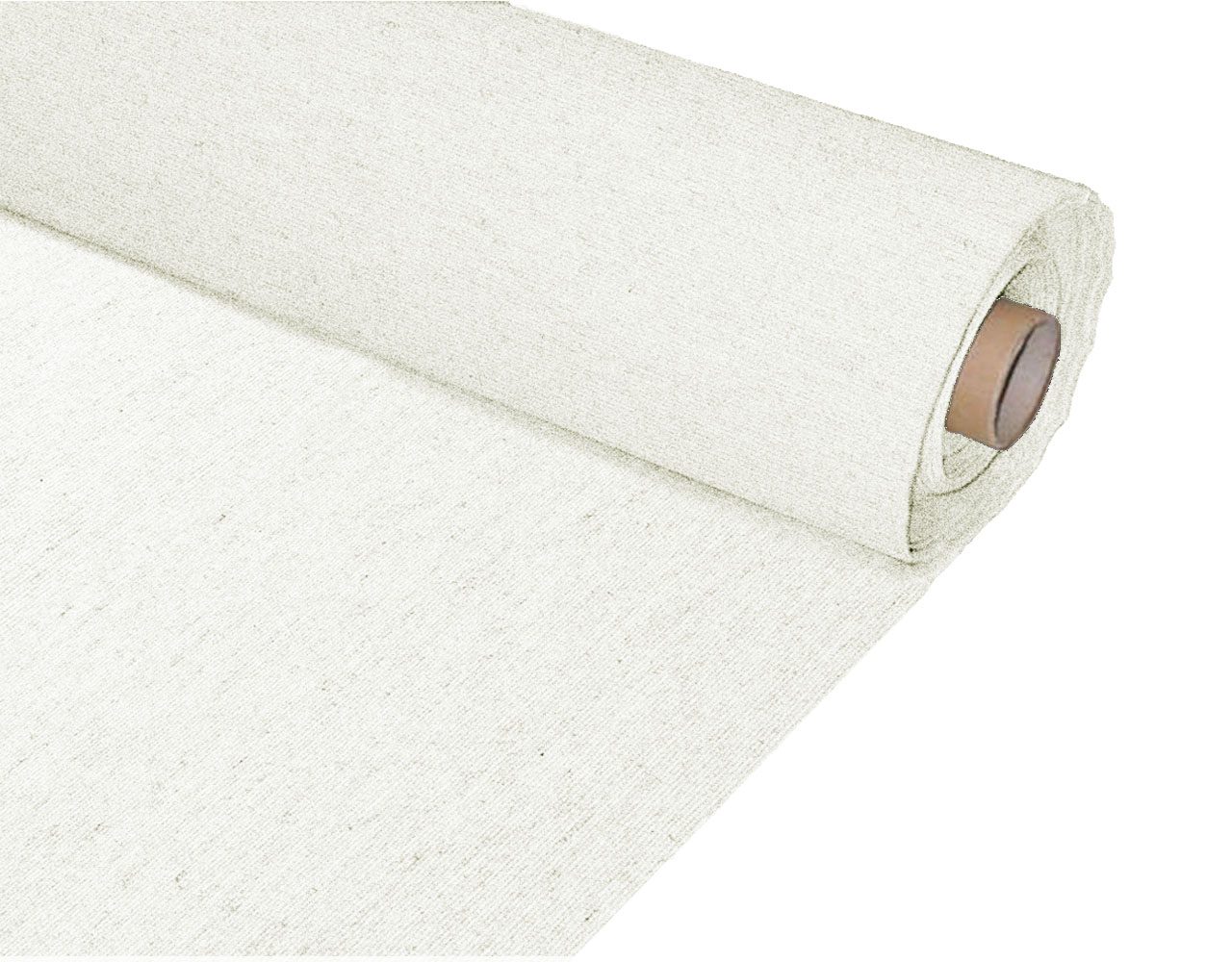 Tela de loneta lisa tintada por metros barata | Telas para confección manualidades forros y tapizar de colores liso | Costura de cojines manteles cortinas bolsos | Ancho 280cm Color Blanco 1022006