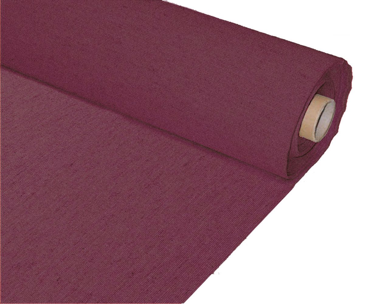 Tela de loneta lisa tintada por metros barata | Telas para confección manualidades forros y tapizar de colores liso | Costura de cojines manteles cortinas bolsos | Ancho 280cm Color Burdeos 1022033