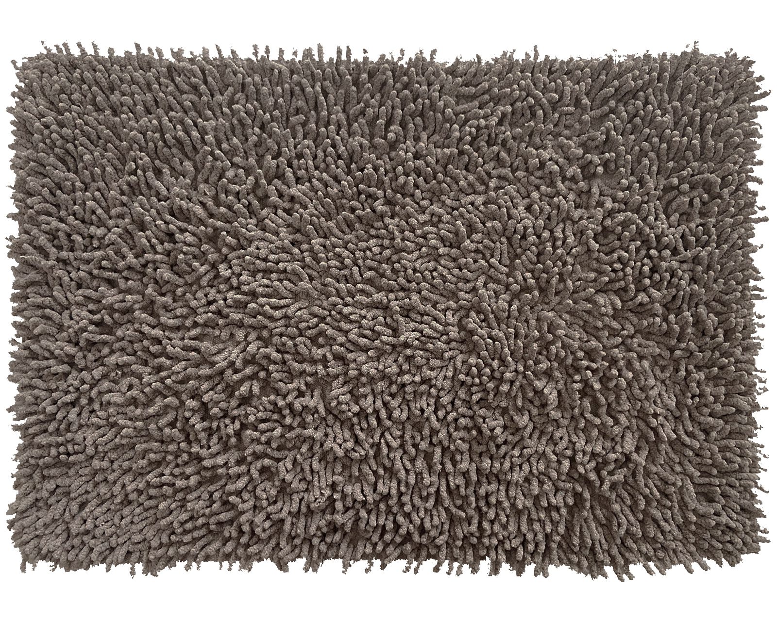 Alfombra baño dormitorio algodón chenilla 60x40 marrón 7441000-5