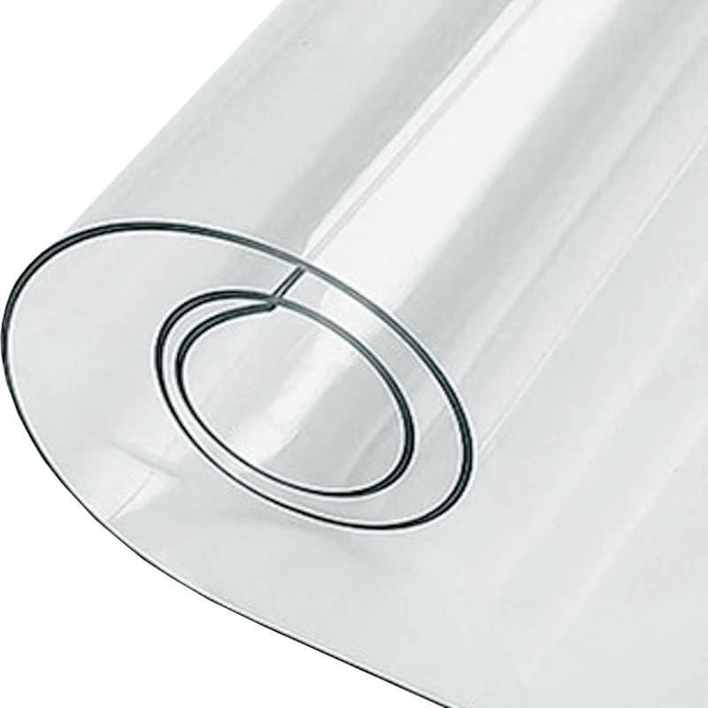 Mantel Lámina de Plástico transparente por metros Gordo Grueso | Protector de Mesa para Comedor y Cocina | Ancho 100cm | Extra Grosor 1.5mm